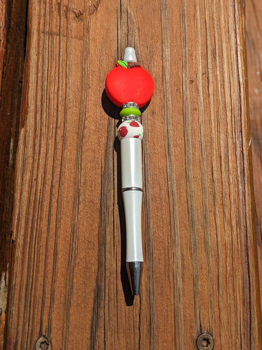 White Apple Pen